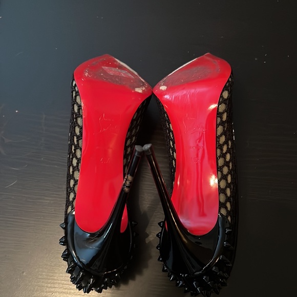 Christian Louboutin Guni Spiked Heels - Picture 8 of 10